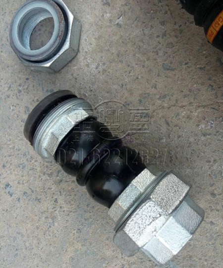 絲扣橡膠接頭結(jié)構(gòu)分解圖